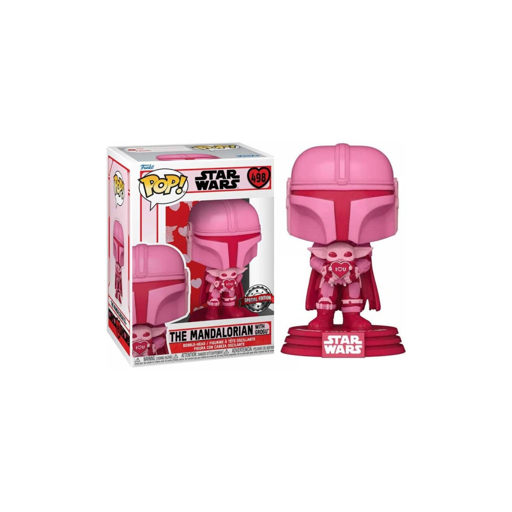 STAR WARS - FIGURINE POP SAINT VALENTIN - MANDALORIAN