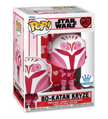 BO KATAN KRYZE SAINT VALENTIN / STAR WARS / FIGURINE FUNKO POP / EXCLUSIVE FUNKO SHOP