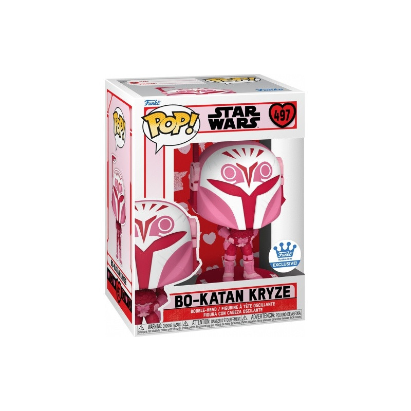 BO KATAN KRYZE SAINT VALENTIN / STAR WARS / FIGURINE FUNKO POP / EXCLUSIVE FUNKO SHOP