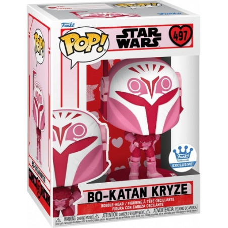 BO KATAN KRYZE SAINT VALENTIN / STAR WARS / FIGURINE FUNKO POP / EXCLUSIVE FUNKO SHOP