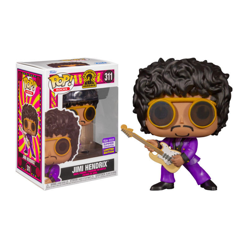 JIMI HENDRIX / AUTHENTIC HENDRIX / FIGURINE FUNKO POP / EXCLUSIVE SDCC 2023