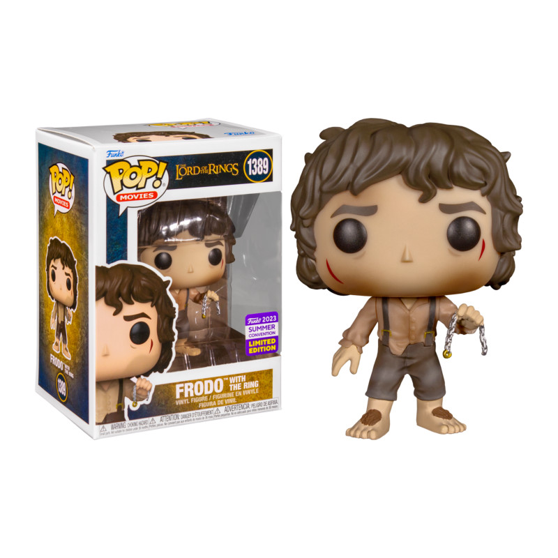 FRODO WITH THE RINGS / LE SEIGNEURS DES ANNEAUX / FIGURINE FUNKO POP / EXCLUSIVE SDCC 2023