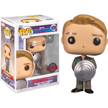 CAPTAIN AMERICA WITH PROTOTYPE SHIELD / CAPTAIN AMERICA / FIGURINE FUNKO POP / EXCLUSIVE SPECIAL EDITION