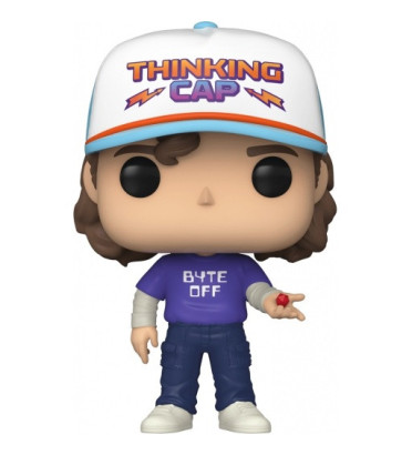 DUSTIN WITH T-SHIRT BYTE OFF / STRANGER THINGS / FIGURINE FUNKO POP DUSTIN WITH T-SHIRT BYTE OFF / STRANGER THINGS / FIGURINE FUNKO POP