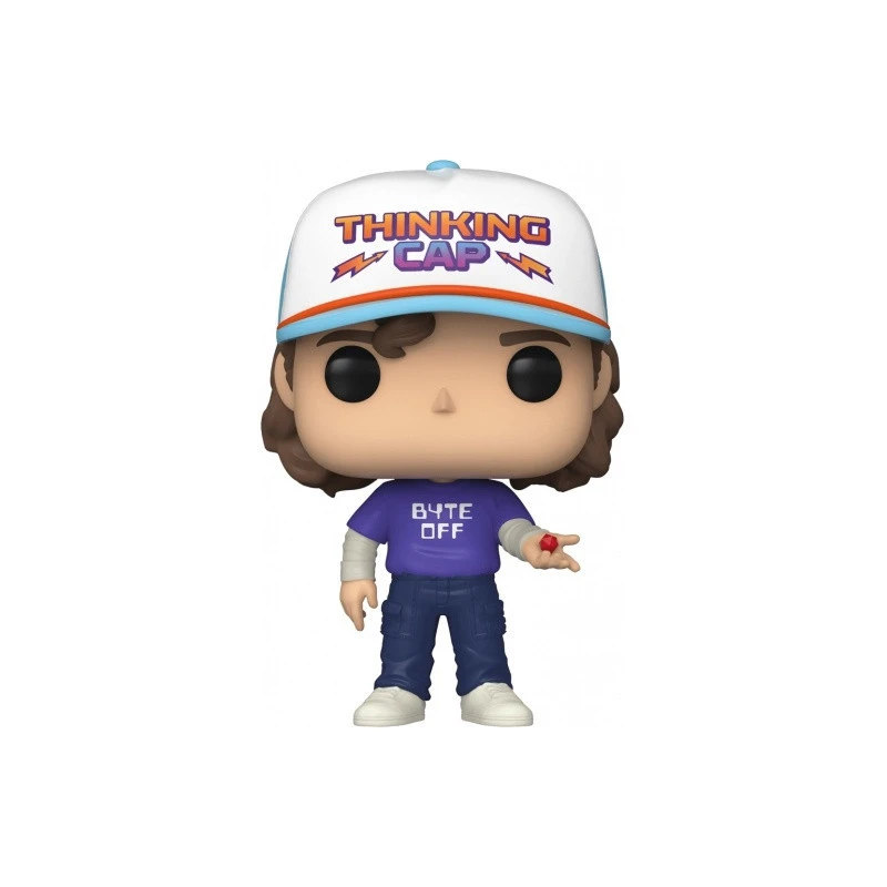 DUSTIN WITH T-SHIRT BYTE OFF / STRANGER THINGS / FIGURINE FUNKO POP