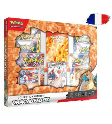 COFFRET PREMIUM DRACAUFEU EX / CARTE POKEMON VF