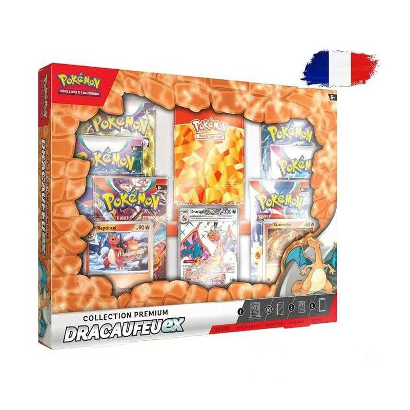 COFFRET PREMIUM DRACAUFEU EX / CARTE POKEMON VF