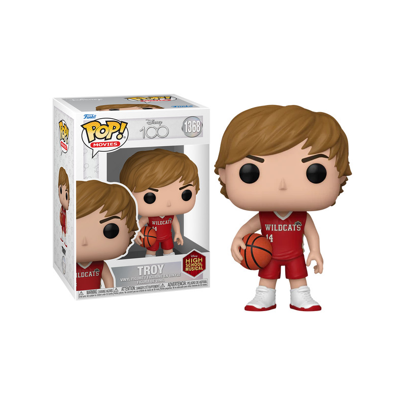 TROY HIGH SCHOOL MUSICAL / DISNEY 100TH / FIGURINE FUNKO POP