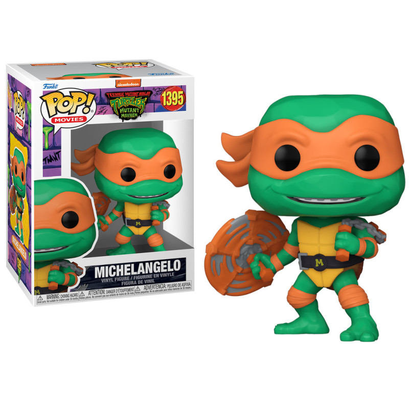 MICHELANGELO / LES TORTUES NINJAS MAYHEM / FIGURINE FUNKO POP MICHELANGELO / LES TORTUES NINJAS MAYHEM / FIGURINE FUNKO POP
