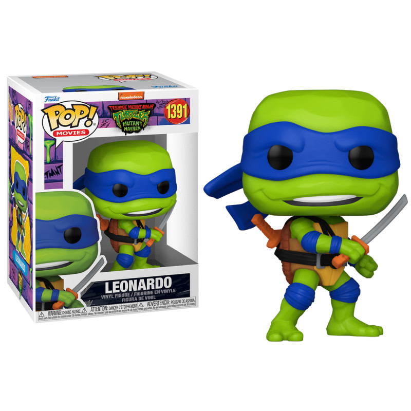 LEONARDO / LES TORTUES NINJAS MAYHEM / FIGURINE FUNKO POP