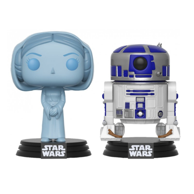 2-PACK LEIA ET R2-D2 / STAR WARS / FIGURINE FUNKO POP / SDCC 2017 EXCLUSIVE