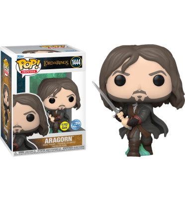 ARAGORN WITH SWORD / LE SEIGNEUR DES ANNEAUX / FIGURINE FUNKO POP / EXCLUSIVE SPECIAL EDITION / GITD