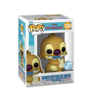 REUBEN WITH GRILLED CHEESE / LILO ET STITCH / FIGURINE FUNKO POP / EXCLUSIVE SPECIAL EDITION REUBEN WITH GRILLED CHEESE / LILO ET STITCH / FIGURINE FUNKO POP / EXCLUSIVE SPECIAL EDITION