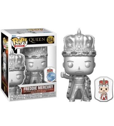 FREDDIE MERCURY SILVER / QUEEN / FIGURINE FUNKO POP / EXCLUSIVE SPECIAL EDITION