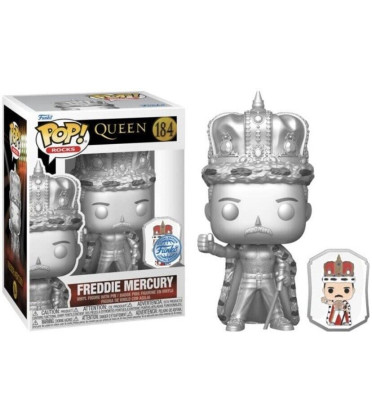 FREDDIE MERCURY SILVER / QUEEN / FIGURINE FUNKO POP / EXCLUSIVE SPECIAL EDITION FREDDIE MERCURY SILVER / QUEEN / FIGURINE FUNKO POP / EXCLUSIVE SPECIAL EDITION