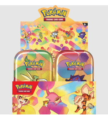 DISPLAY DE 10 MINI TIN BOX 151 EV3.5 / CARTE POKEMON VF