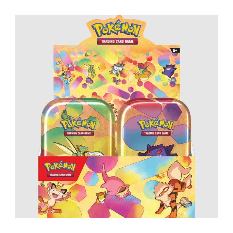 DISPLAY DE 10 MINI TIN BOX 151 EV3.5 / CARTE POKEMON VF