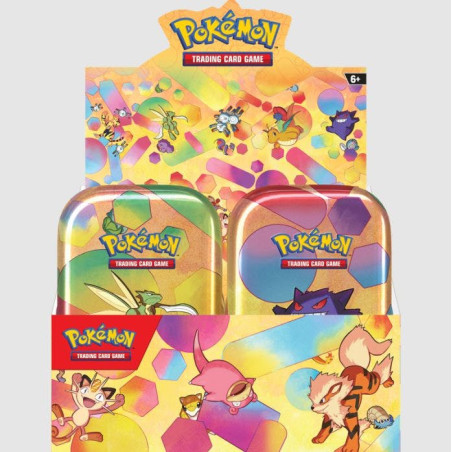 DISPLAY DE 10 MINI TIN BOX 151 EV 3.5 / CARTE POKEMON VF