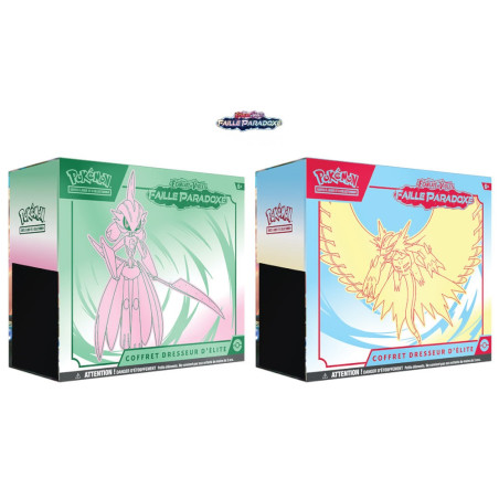 COFFRET DRESSEUR D'ELITE FAILLE PARADOXE MODELE ALEATOIRE EV04 SCELLAGE ABIMEE / CARTE POKEMON VF