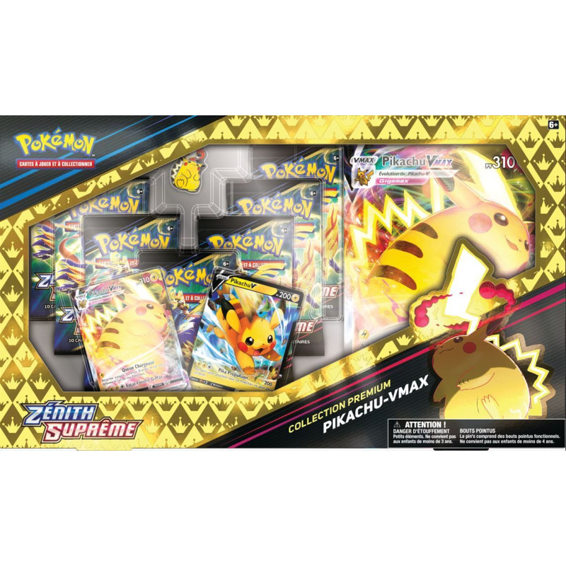 COLLECTION PREMIUM PIKACHU V-MAX / CARTE POKEMON VF