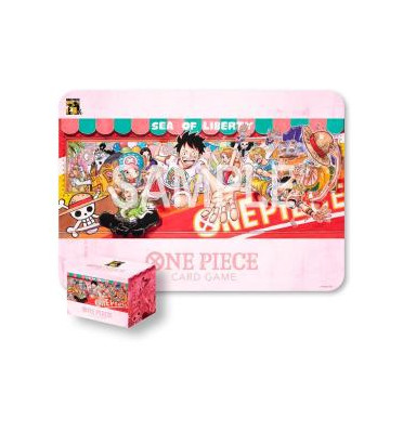 TAPIS DE JEU ET CARD CASE ONE PIECE 25TH EDITION