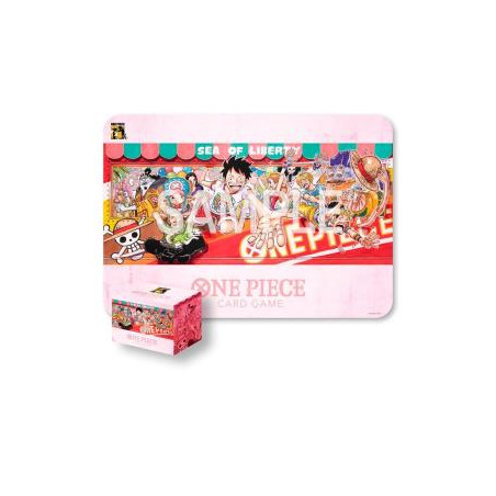 TAPIS DE JEU ET CARD CASE ONE PIECE 25TH EDITION