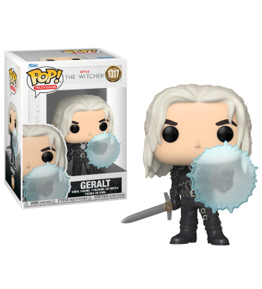 GERALT AVEC BOUCLIER / THE WITCHER SAISON 2 NETFLIX / FIGURINE FUNKO POP