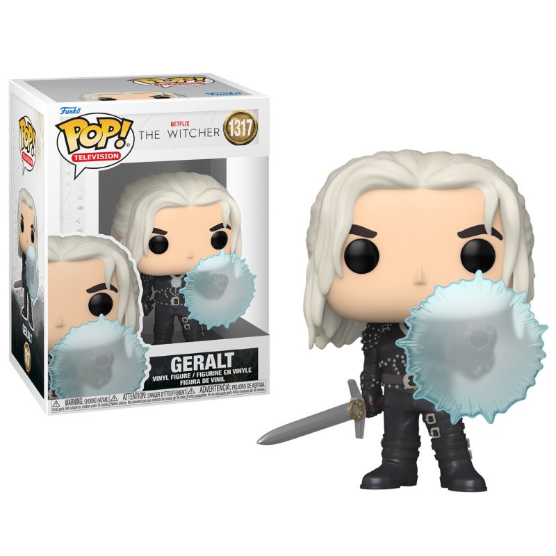 GERALT AVEC BOUCLIER / THE WITCHER SAISON 2 NETFLIX / FIGURINE FUNKO POP