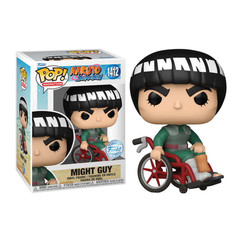 MIGHT GUY WHEELCHAIR / NARUTO / FIGURINE FUNKO POP / EXCLUSIVE SPECIAL EDITION