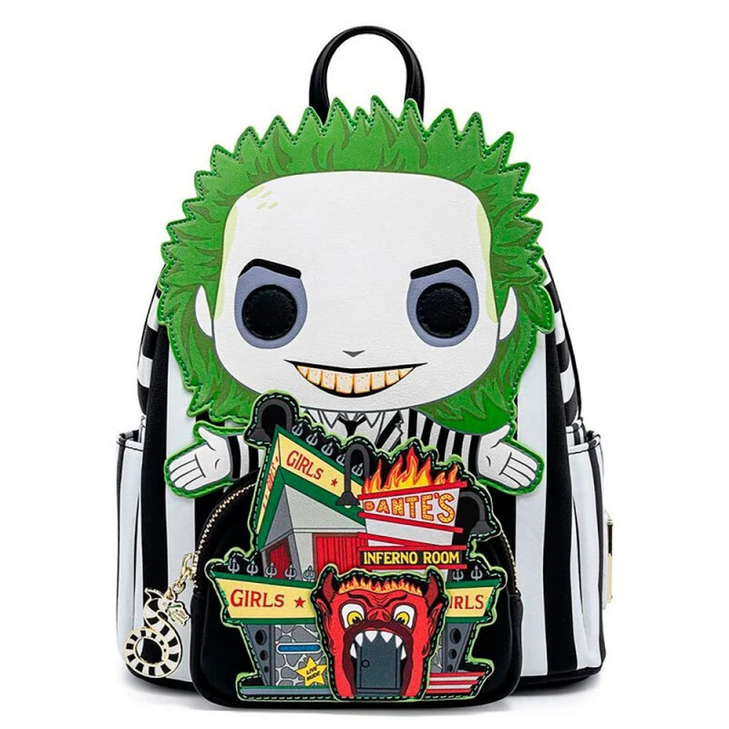 MINI SAC A DOS BEETLEJUICE DANTES INFERNO / BETTLEJUICE / LOUNGEFLY MINI SAC A DOS BEETLEJUICE DANTES INFERNO / BETTLEJUICE / LOUNGEFLY