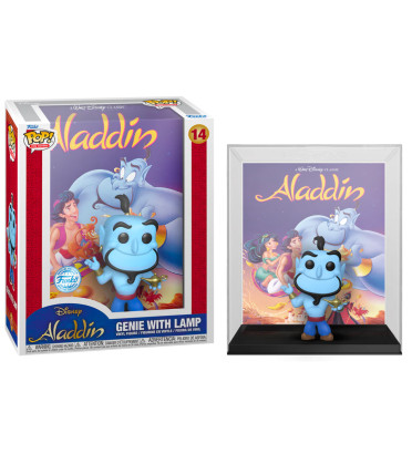 GENIE WITH LAMP VHS COVERS / ALADDIN / FIGURINE FUNKO POP / EXCLUSIVE SPECIAL EDITION