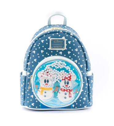 MINI SAC A DOS SNOWMAN MINNIE ET MICKEY / MICKEY MOUSE / LOUNGEFLY MINI SAC A DOS SNOWMAN MINNIE ET MICKEY / MICKEY MOUSE / LOUNGEFLY