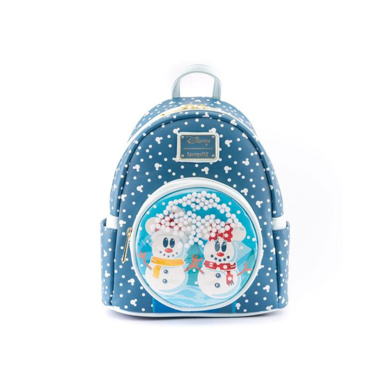 MINI SAC A DOS SNOWMAN MINNIE ET MICKEY / MICKEY MOUSE / LOUNGEFLY MINI SAC A DOS SNOWMAN MINNIE ET MICKEY / MICKEY MOUSE / LOUNGEFLY