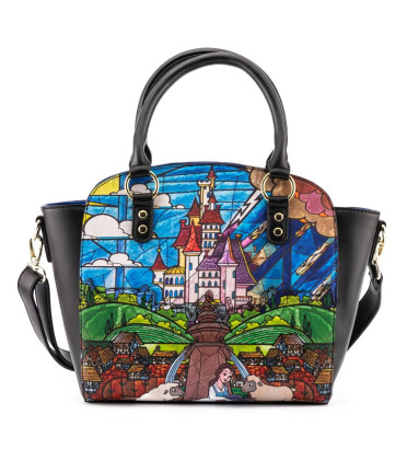 SAC BANDOULIERE PRINCESS CASTLE SERIES BELLE / LA BELLE ET LA BETE / LOUNGEFLY