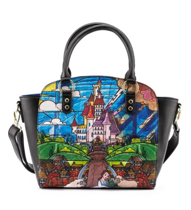 SAC BANDOULIERE PRINCESS CASTLE SERIES BELLE / LA BELLE ET LA BETE / LOUNGEFLY SAC BANDOULIERE PRINCESS CASTLE SERIES BELLE / LA BELLE ET LA BETE / LOUNGEFLY