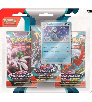 PACK DE 3 BOOSTER MODELE ALEATOIRE FAILLE PARADOXE EV04 / CARTE POKEMON VF