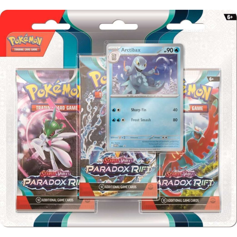 PACK DE 3 BOOSTER MODELE ALEATOIRE FAILLE PARADOXE EV04 / CARTE POKEMON VF