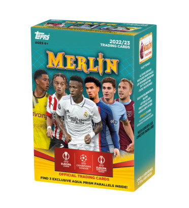 VALUE BOX TOPPS UEFA MERLIN 2022/23 / CARTE TOPPS