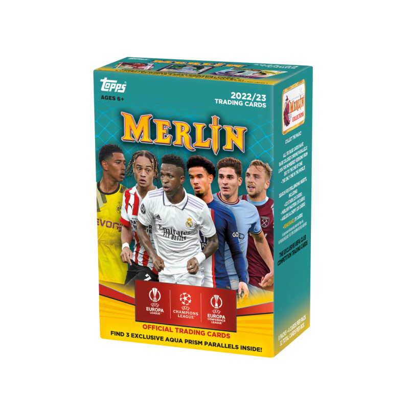 VALUE BOX TOPPS UEFA MERLIN 2022/23 / CARTE TOPPS