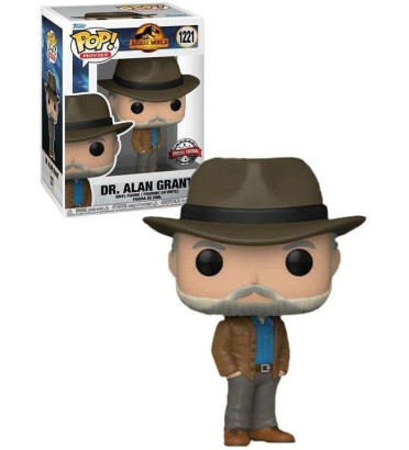 DR ALAN GRANT / JURASSIC WORLD DOMINION / FIGURINE FUNKO POP / EXCLUSIVE SPECIAL EDITION