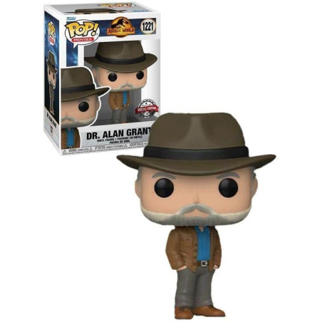 DR ALAN GRANT / JURASSIC WORLD DOMINION / FIGURINE FUNKO POP / EXCLUSIVE SPECIAL EDITION