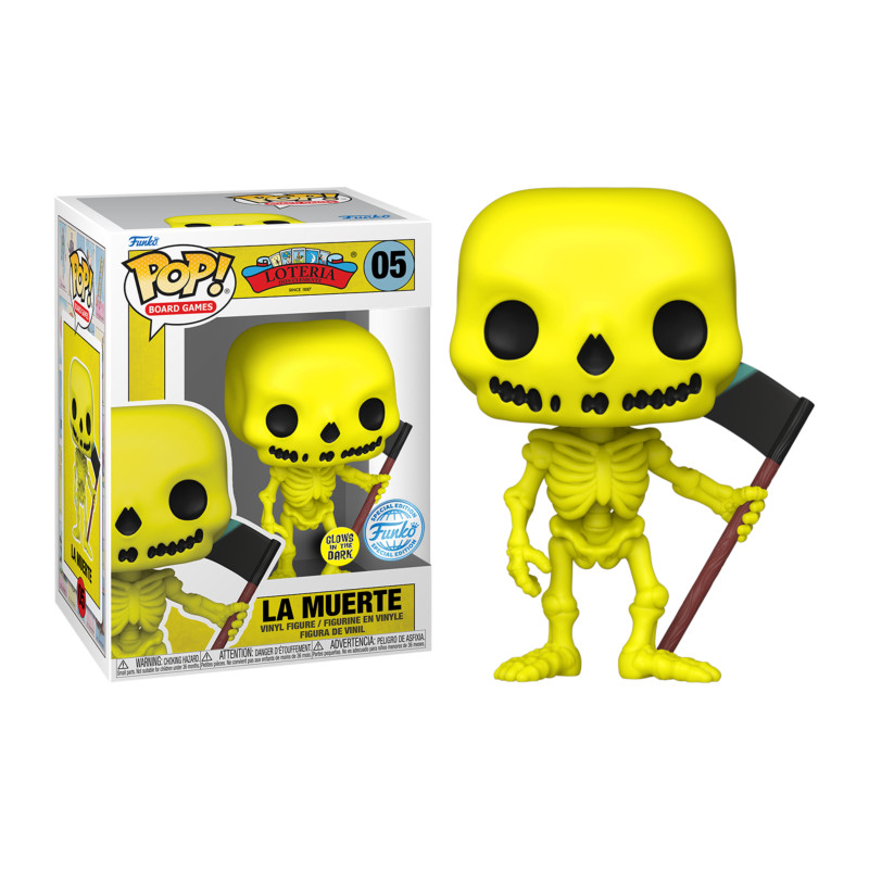 LA MUERTE / LOTERIA / FIGURINE FUNKO POP / EXCLUSIVE SPECIAL EDITION / GITD