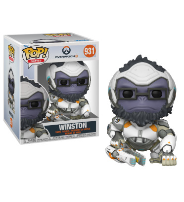 WINSTON OVERSIZED / OVERWATCH 2 / FIGURINE FUNKO POP