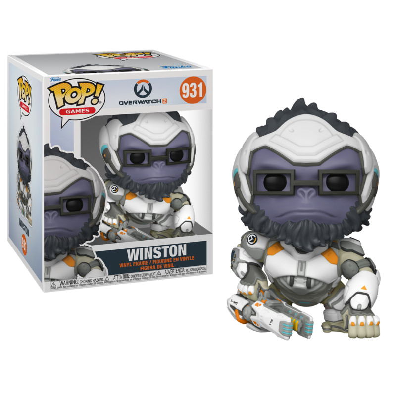 WINSTON OVERSIZED / OVERWATCH 2 / FIGURINE FUNKO POP