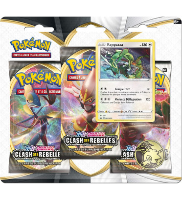 PACK 3 BOOSTERS CLASH DES REBELLES EB02 / CARTE POKEMON VF