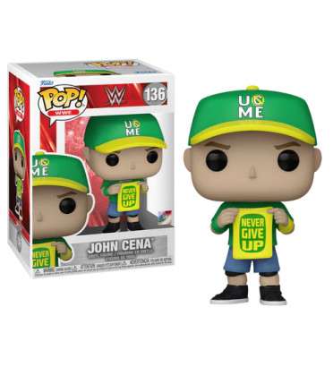 JOHN CENA NEVER GIVE UP / WWE / FIGURINE FUNKO POP