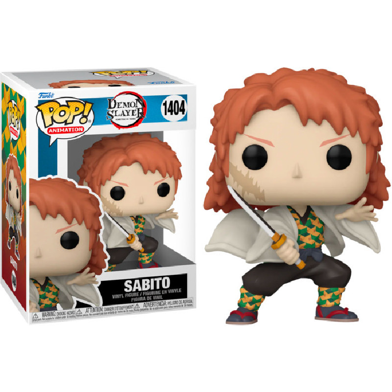 SABITO WITHOUT MASK / DEMON SLAYER / FIGURINE FUNKO POP SABITO WITHOUT MASK / DEMON SLAYER / FIGURINE FUNKO POP