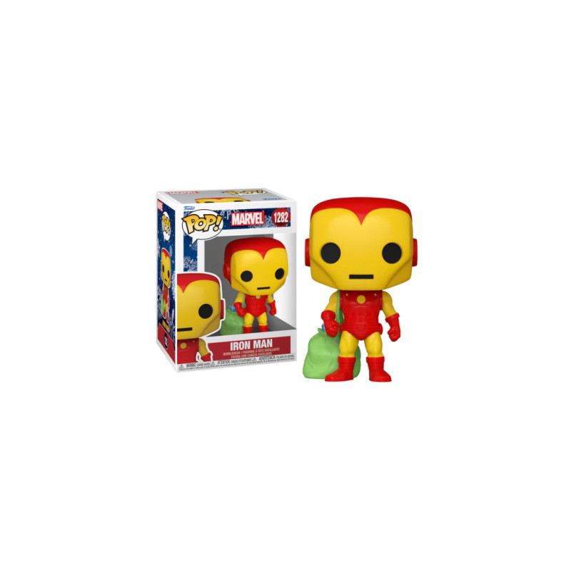 IRON MAN AVEC SAC / MARVEL HOLIDAY / FIGURINE FUNKO POP