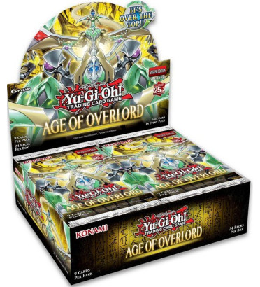 DISPLAY DE 24 BOOSTERS AGE OF OVERLORD / CARTE YU-GI-OH VF
