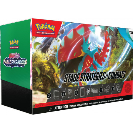 COFFRET STADE STRATEGIES ET COMBATS ECARLATE ET VIOLET FAILLE PARADOXE EV04 / CARTE POKEMON VF